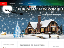 Tablet Screenshot of christmassongsradio.com